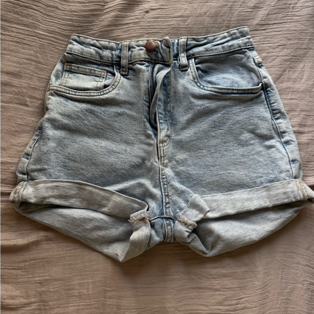 Light Blue Denim Women's Shorts